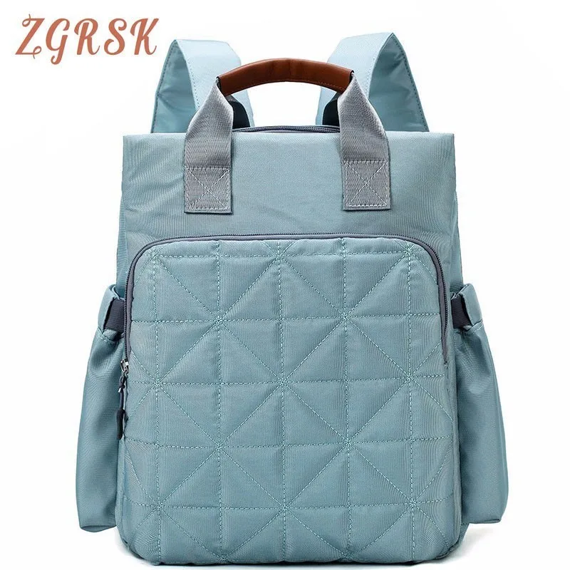 

Women Backpack Bags Large Capacity Light Go Out Travelling Nylon Bags Mommy Fashion Portable Backpack Bag Both Shoulders Bag