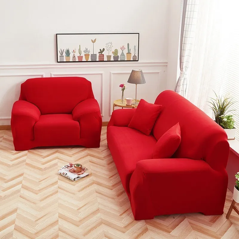 1pc Elastic Polyester Universal Sofa Cover All inclusive Elastic