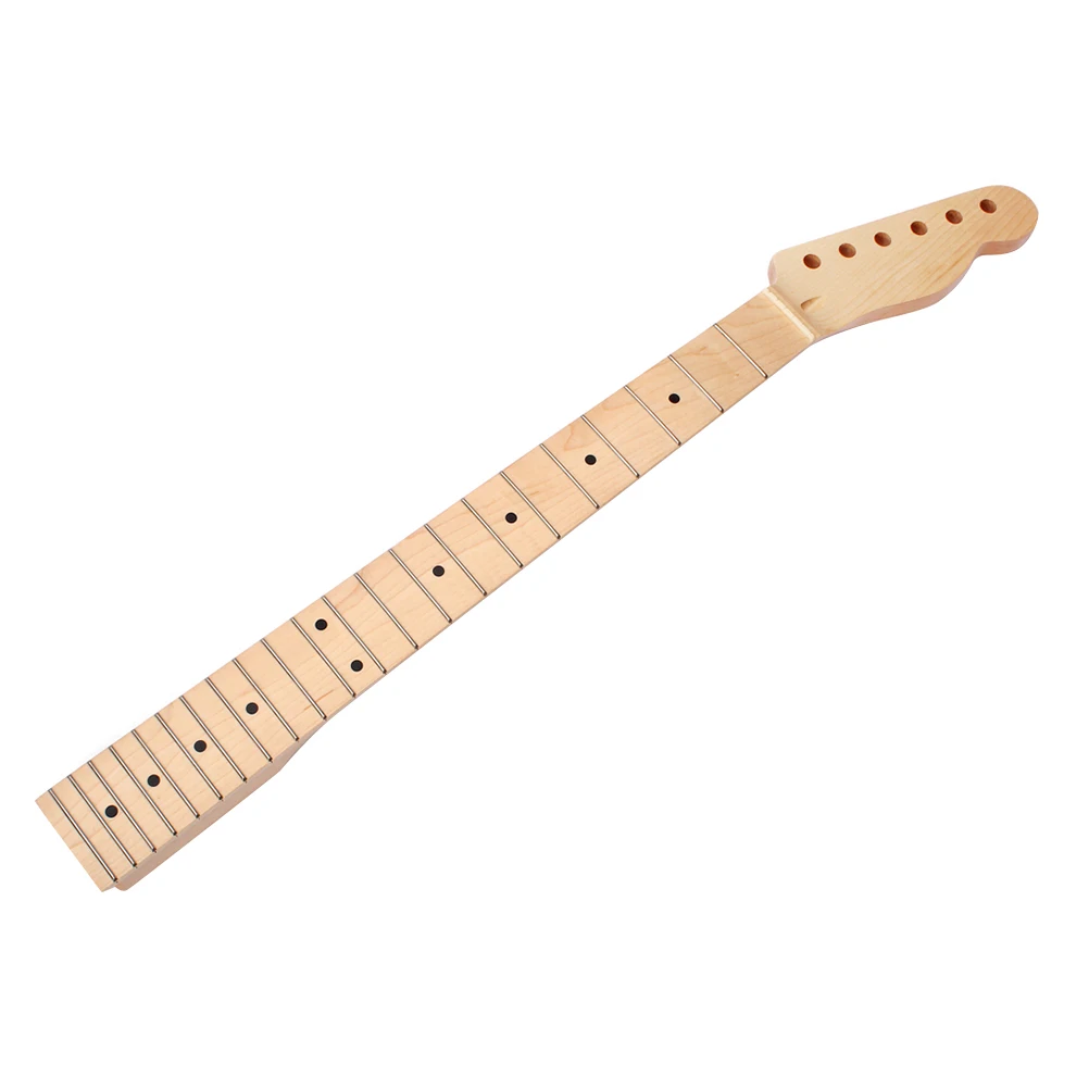 

22 Frets Maple Wood Guitar Neck Replacement Inlay Back Guitar Neck for Fender Tele TL Replacement Guitar Accessories Parts