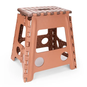 

Living Plastic Folding Step Stool 16 inch Height Premium Foldable Stool for Kids & Adults Kitchen Garden Bathroom Stepping Stool