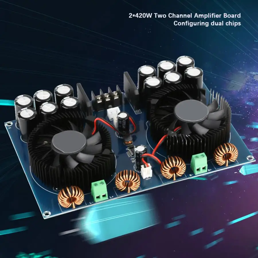 XH M258 2*420 Вт высокомощный цифровой стерео аудио усилитель мощности плата TDA8954TH