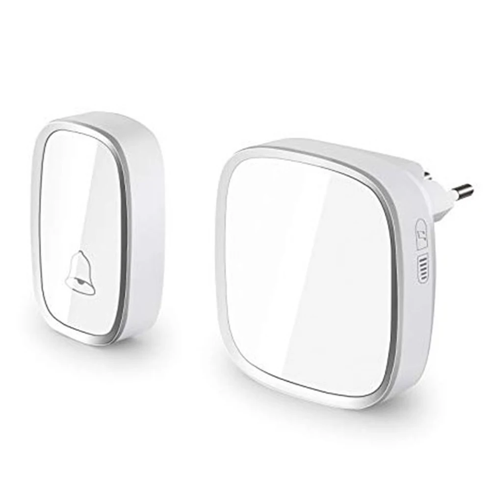 Waterproof Touch Button Wireless Doorbell LED light 36 Rings Smart Chimes Doorbell Alarm for Home Security Waterproof Touch Button Wireless Doorbell LED light 36 Rings Smart Chimes Doorbell Alarm for Home Security