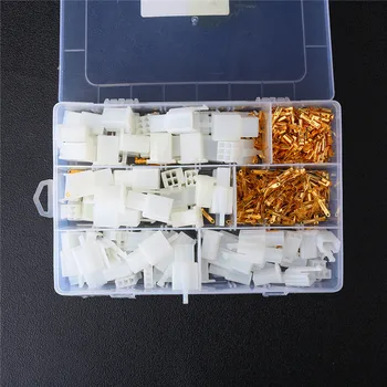 

Durable 380pcs 40 Set Auto Electrical Terminal Practical 2.8 mm 2/3/4/6 Pin Way Cable Wire Connectors Terminals