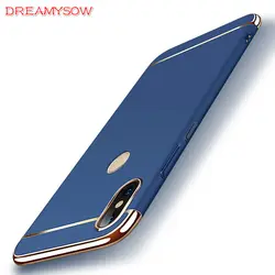 3 в 1 съемный Защитный чехол для Xiaomi Mi8 lite SE 6X A2 5S 6 Plus Max3 Redmi 6Pro 6A Note6 5 Pro S2 3X3 S 3Pro Note4 случае