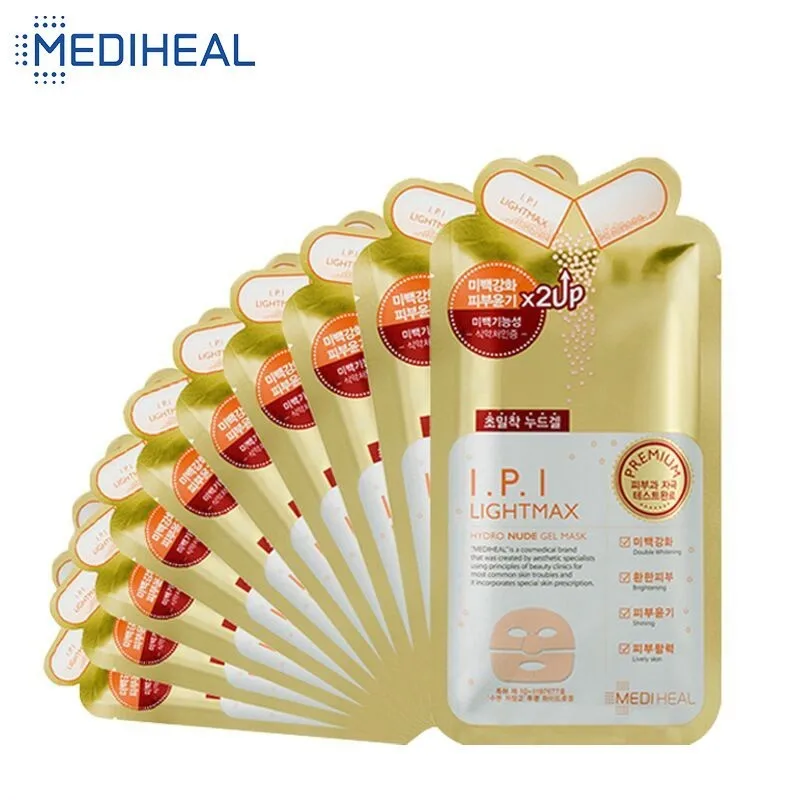 10 шт Mediheal ярче косметическая маска для лица коллаген гель увлажняющий увлажнение