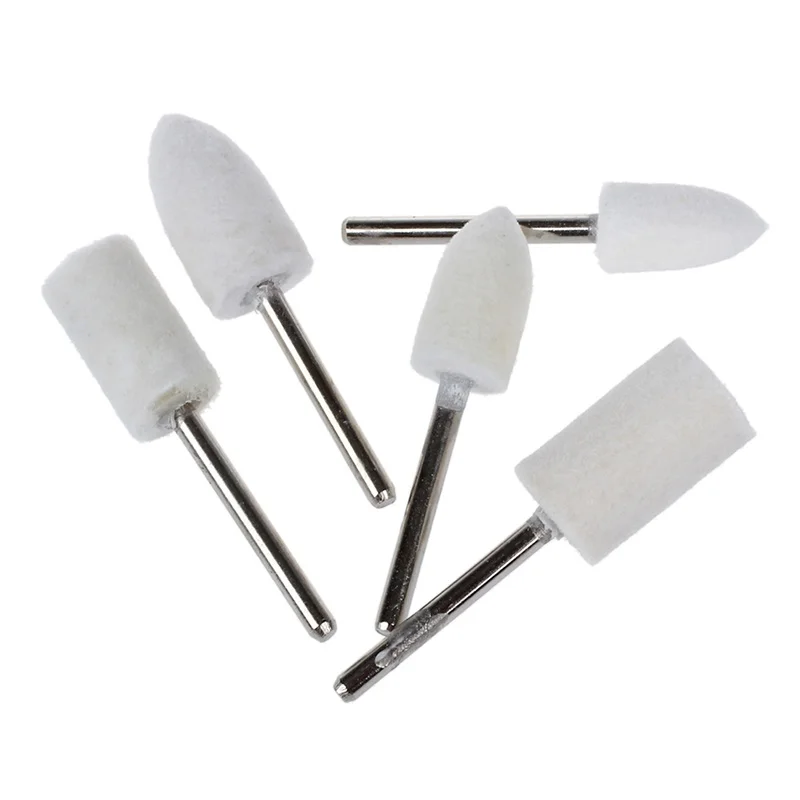 25pcs Felt Polishing Buffing Pad Head Set Rotary Tools for Dremel Accessories