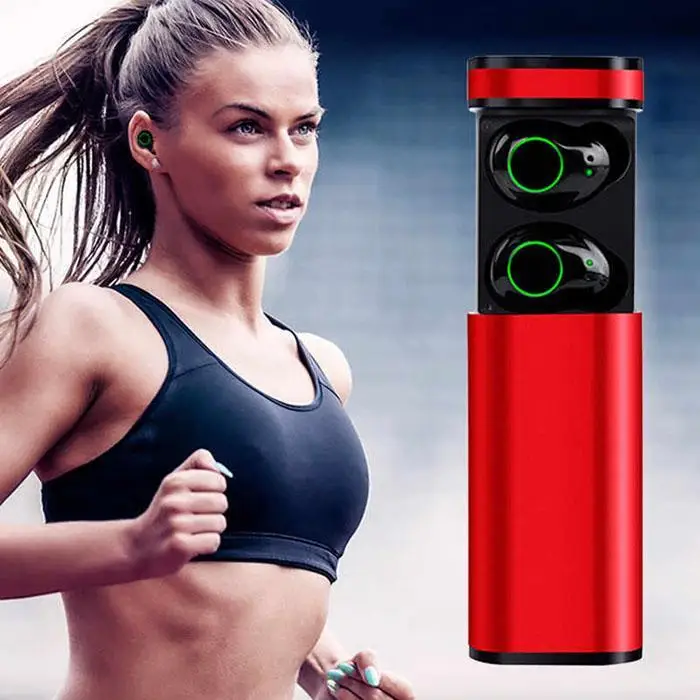 Капсульные беспроводные наушники V5.0 Bluetooth гарнитура с глубокими басами стерео