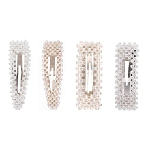 4 шт. зажим для волос с жемчугом декоративные Модные свежие шпильки для волос аксессуары для волос заколки для волос для женщин девочек