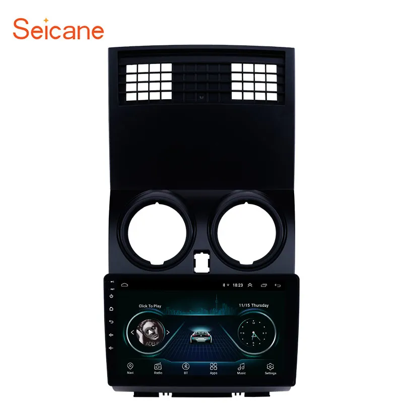 Perfect Seicane Android 8.1 Auto Radio Quad Core 9Inch 2DIN Car wifi player GPS Stereo Audio Head unit For NISSAN Qashqai 2005 2006-2018 0