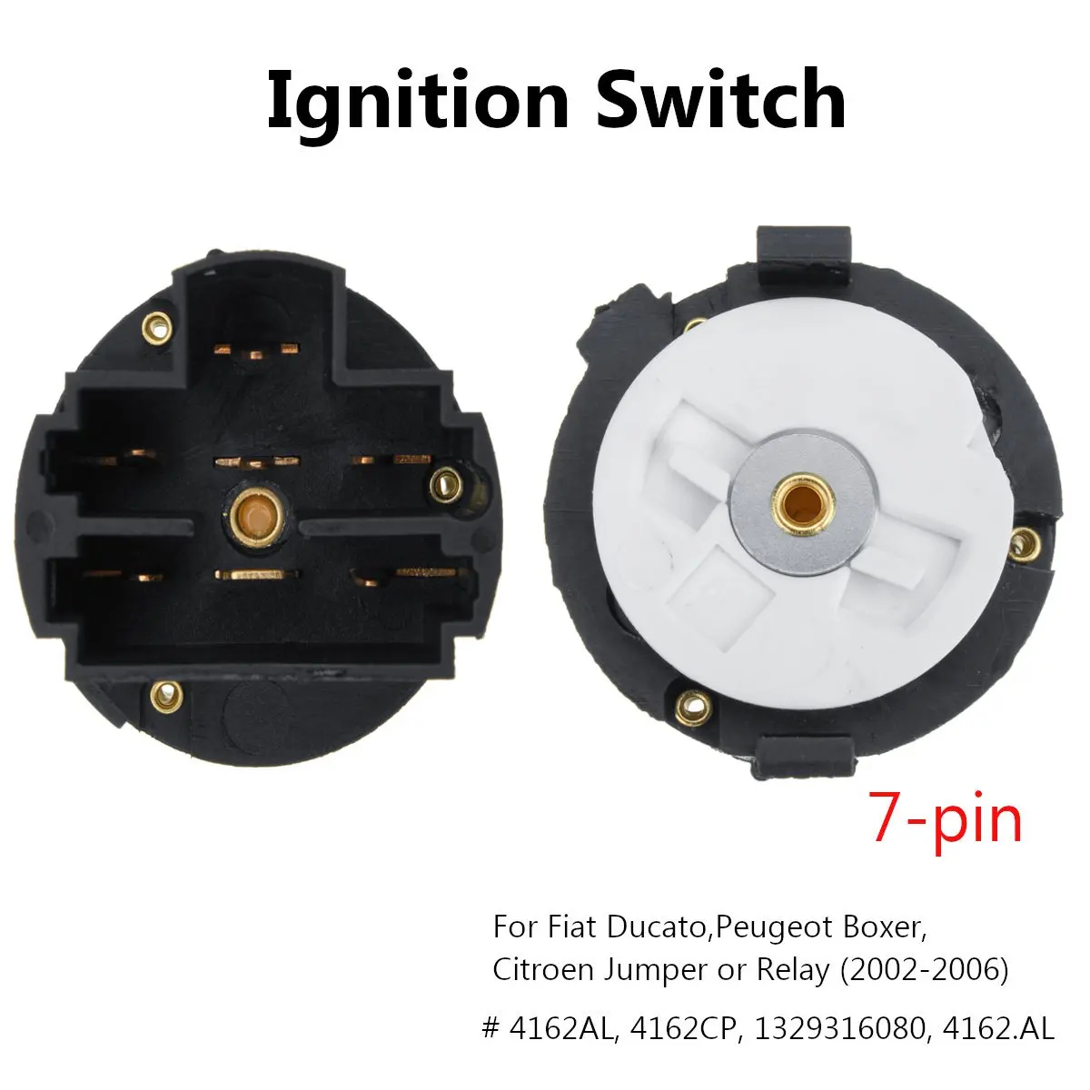 

Ignition Lock Barrel Starter Switch 4162AL 4162CP 1329316080 For Fiat Ducato for Peugeot Boxer for Citroen Relay 2002-2014