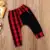 Pudcoco Boy Pants 1Y-6Y Fashion Toddler Kids Boys Клетчатые нижние брюки Трусики Шаровары Брюки Повседневные