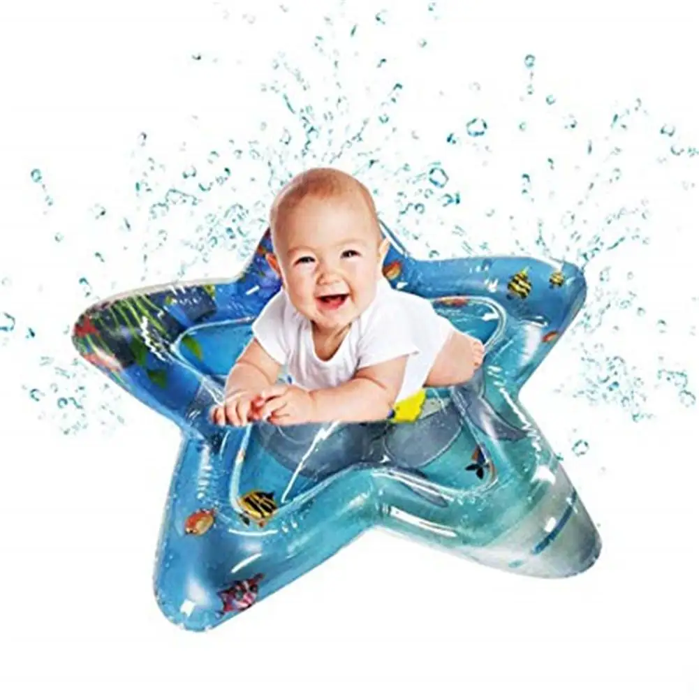 

Kidlove Baby Infant Five Poined Star Shape Inflatable Water Filled Mat Toy