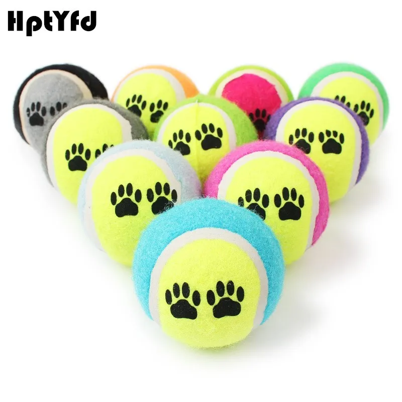 Tennis Ball Dog Toy Interactive Pet Game Toys Claw Pattern Run Fetch