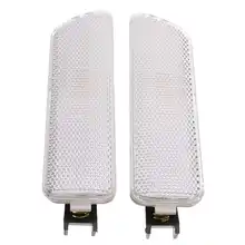 Пара белых боковых габаритных огней переднего бампера указатели поворота для VW для Golf для Jetta MK4 1999-2004 2005 мигалка