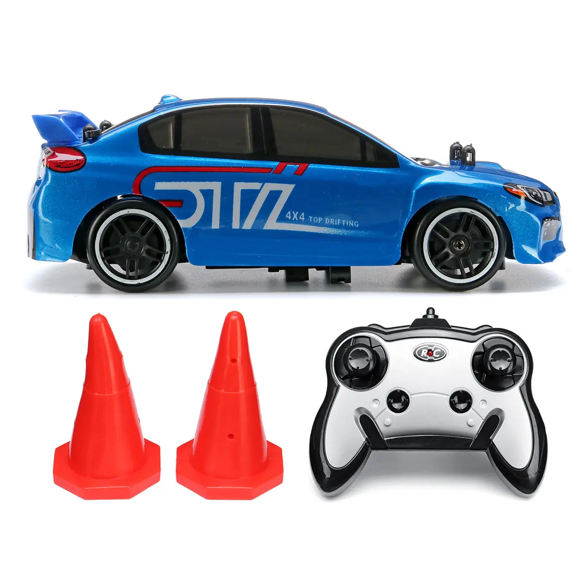 2,4 г RC Drift скорость автомобиля (EVolution X) для Subaru 4 канала дистанционное управление гоночный автомобиль 50 км/ч высокое 4WD р/у автомобиль для