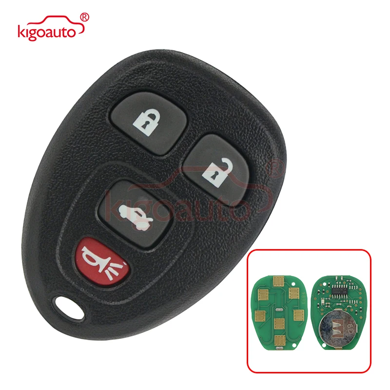 Kigoauto OUC60270 Remote Fob 315Mhz 4 Button For Chevrolet Impala Buick Lucerne Cadillac DTS 2006 -2013