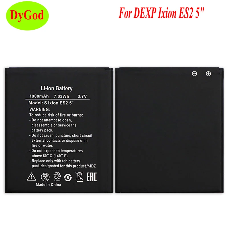 DyGod 1900 мАч для DEXP Ixion ES2 5 &quotбатарея Замена 5&quot батареи Bateria смартфон | Мобильные