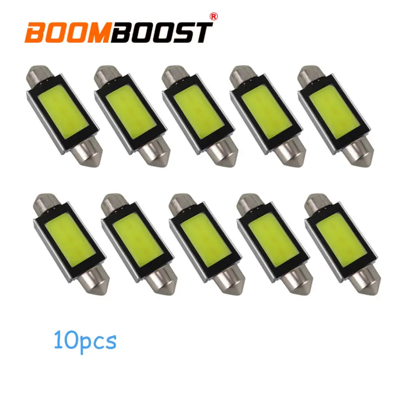 Новый продукт 13 шт./лот Festoon COB 41 мм 1 Вт Автомобильные светодиодные лампы