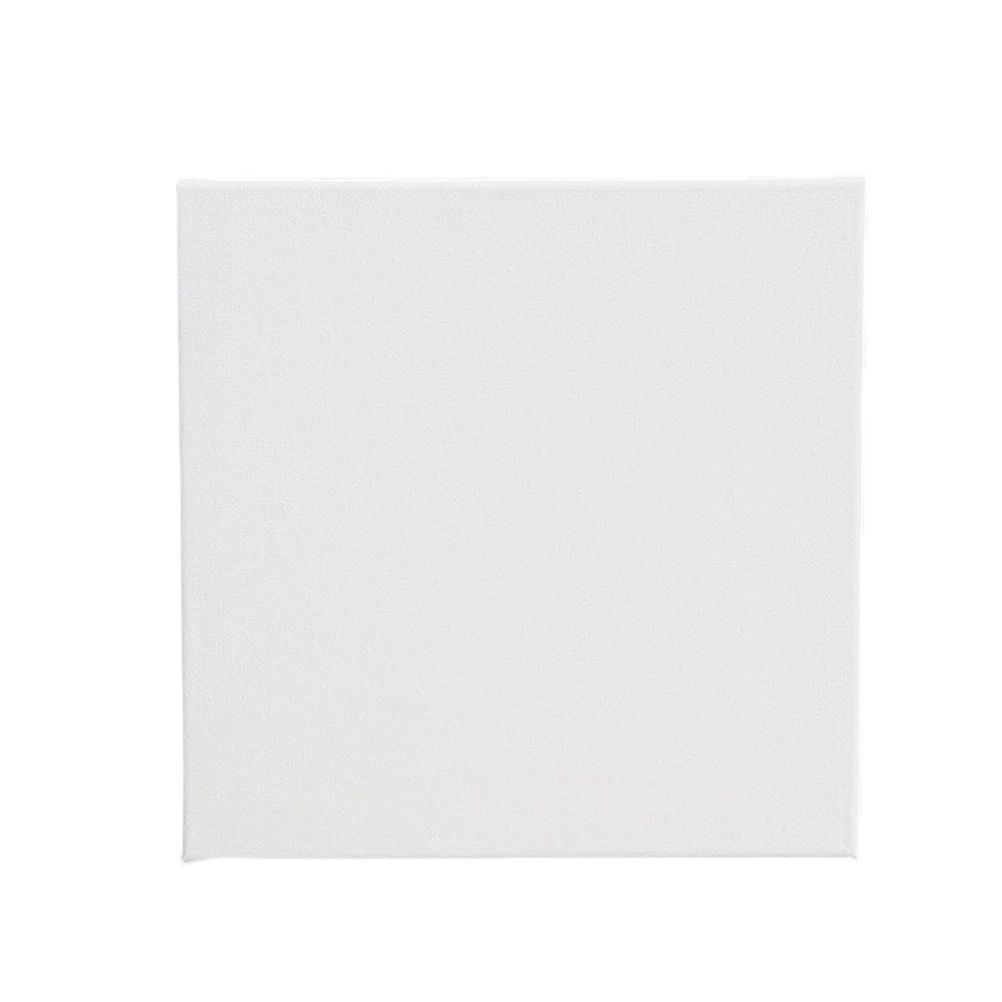 

10PCS Square Shape Cotton Wood Blank Oil Painting Picture Frame Custom Solid Wood Painting Frame (White)