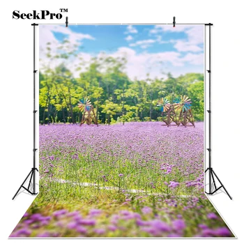 

Thin Vinyl flower meadow wedding couple forest Photo Backdrop Printed photo studio indoor professional Photographic Backgrounds