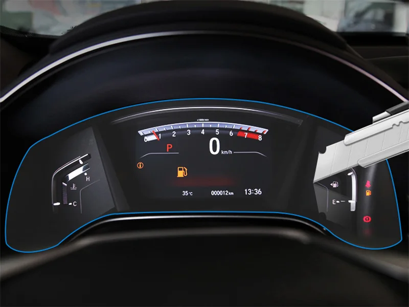 Вождение автомобиля Dashboard мягкие пленка для экрана HD защитная пленка для Honda CR-V CRV