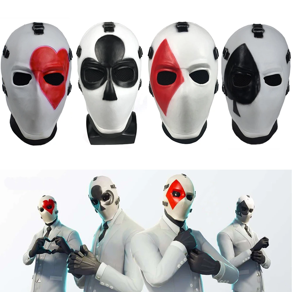 Fortniter маска для косплея, маски для косплея, маски для взрослых, Вечерние Маски на Хэллоуин, Прямая поставка
