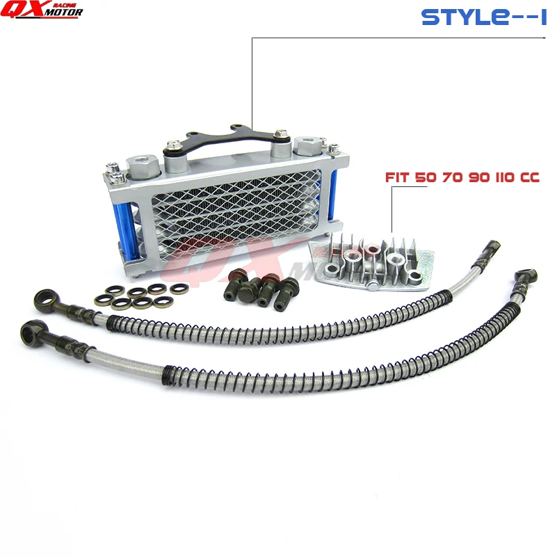 High Qualtiy Oil Cooling Cooler Radiator For 50cc 70cc 90cc 110cc Dirt Bike Pit Bike monkey bike DAX pocket bike ATV motorcycle