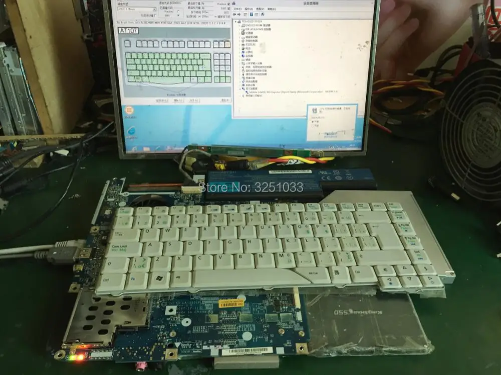 LA 3551P ICL50 for Acer 5715Z 5315 Laptop Motherboard MBAKM02001 LA 3551P NOTEBOOK 100 test OK