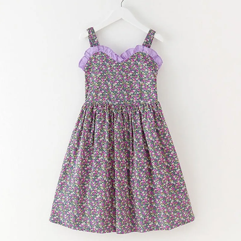 Teenage Girls Floral Printed Beach Dresses For Kids Summer 2019 Cotton Holiday Party Dress Clothes Children Knee Length Sundress Teenage Girls Floral Printed Beach Dresses For Kids Summer 2019 Cotton Holiday Party Dress Clothes Children Knee Length Sundress