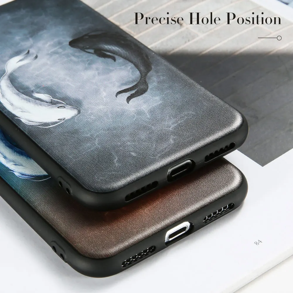 KISSCASE Soft Cute Phone Case For iPhone X XS MAX 7 8 Cover Star Night Cute Cat Cases For iPhone 6 6S 7 8 plus 5 5s SE XR Covers