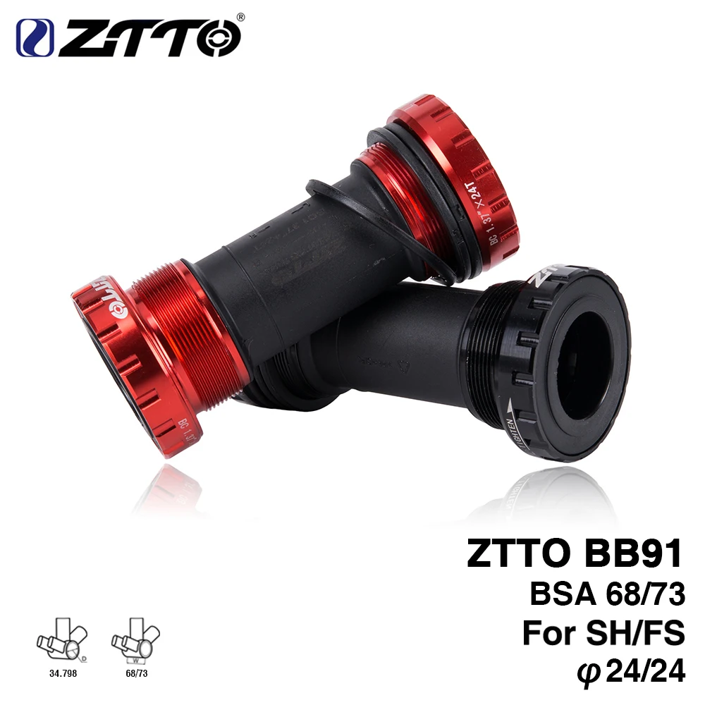 ZTTO BB91 внешний подшипник Нижние Винты держатели для велосипеда BSA68 68 73 нить