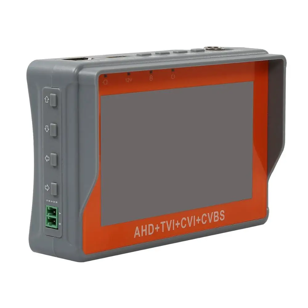 4 3 дюймовый наручный Тестер CCTV 1080P портативный тестер для камеры AHD TVI CVI CVBS TFT LCD