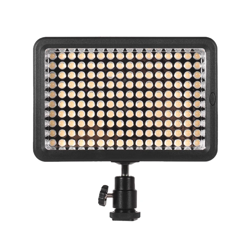 Andoer Dimmable ультра 160 видео свет 5600K фотография Свет w/цветные фильтры для Canon Nikon Sony