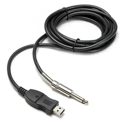 FSTE-10FT гитары бас 1/4 "к USB Link подключение инструмент кабель адаптер PC запись