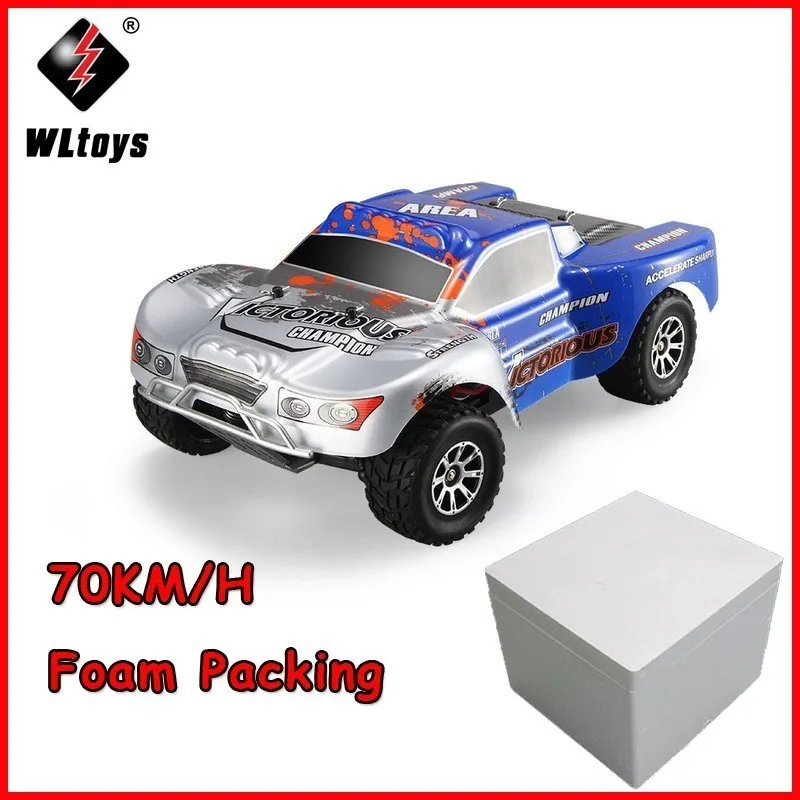 WLtoys RC Car A969 1/18 Scale Toy 2.4G 4WD 4CH 50km/h High Speed RC Drift Short Course Long Distance Control 4 wheel Drive Car