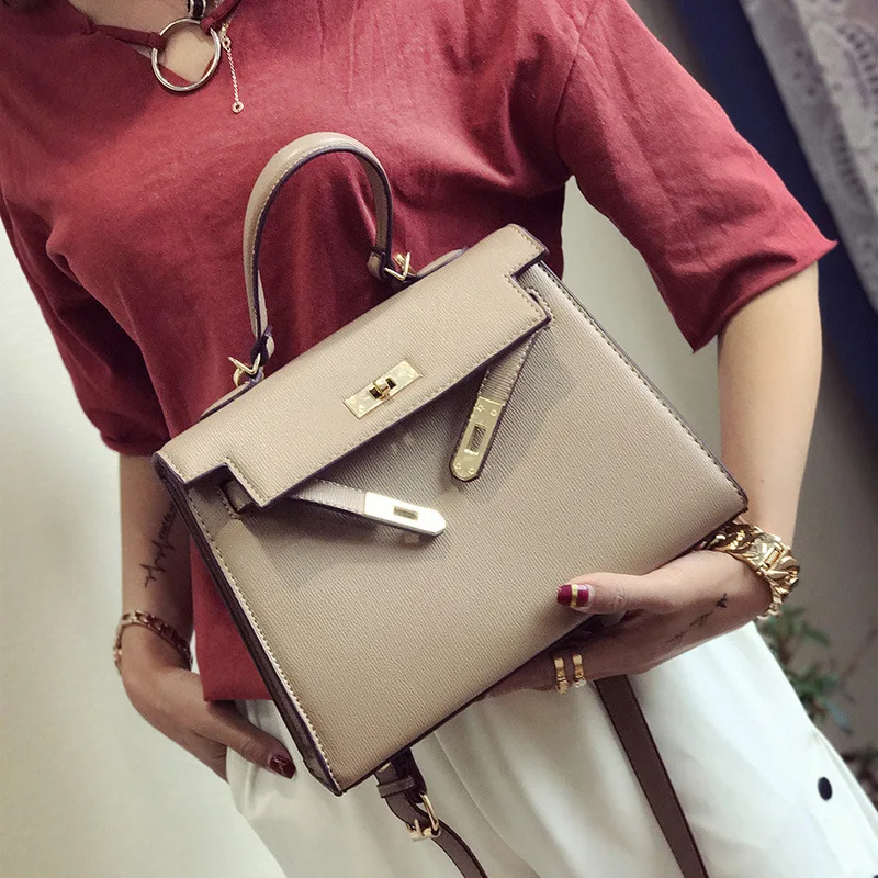 

2019 Female Lock Crossbody Bags For Women Leather Handbags Famous Brands Women Shoulder Messenger Bags Ladies Hand Tote Bags Sac