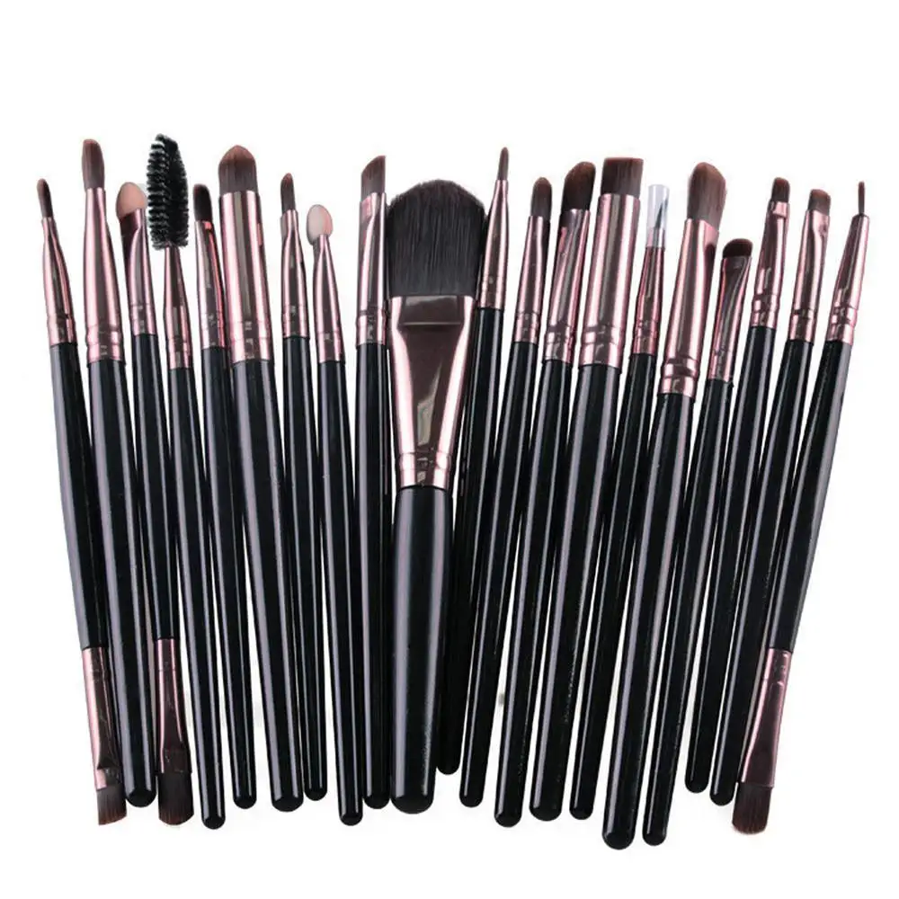 

20Pcs Professional Makeup Brushes Set Powder Foundation Eyeshadow Make Up Brushes Cosmetics Soft Nylon