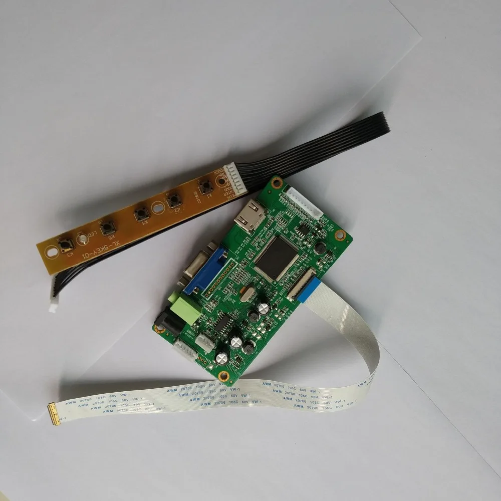 Для Innolux N156BGN-E43 Rev. C1 EDP LCD DIY светодиодный контроллер 30pin HDMI VGA 1366X768 15," панель
