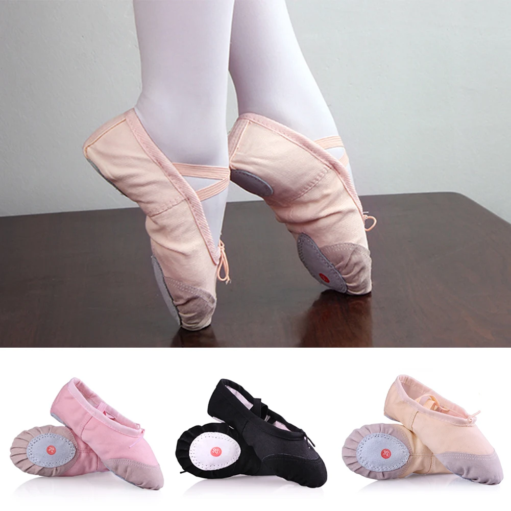 

GEZICHTA Girls Dance Shoes Women Soft Soled Ballet Shoes Adult Gymnastics Acrobatics Shoes Yoga Shoe Cat Claws Shoes(32,Black)
