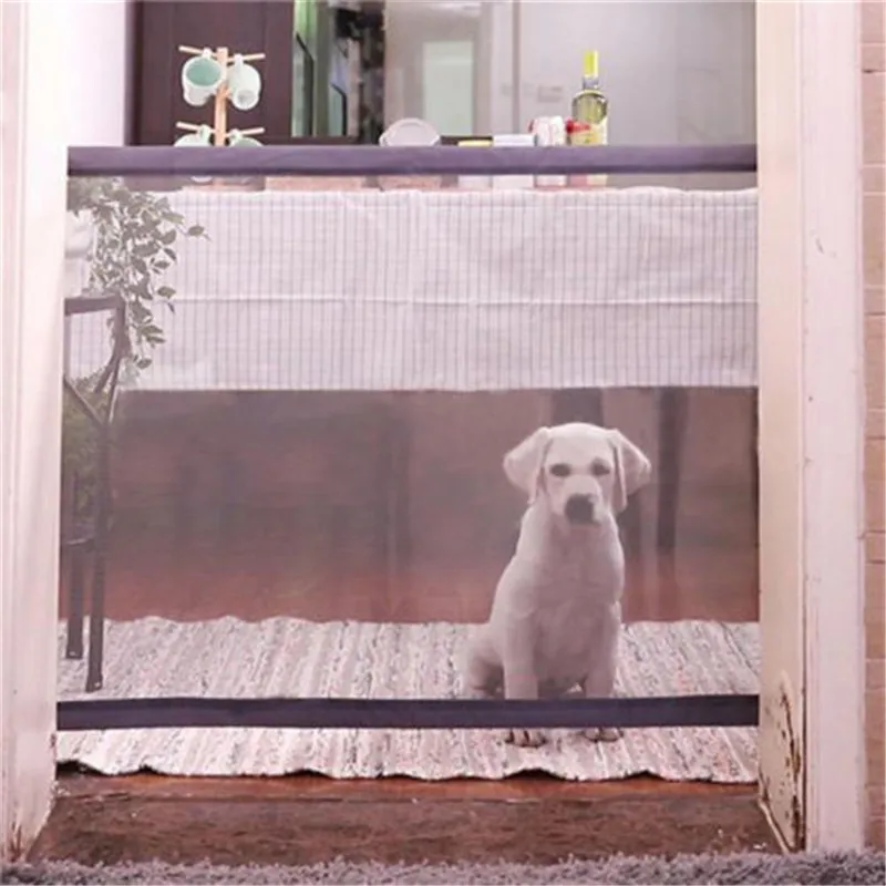 Pet Mesh FencesMagic Gate портативный складной защитный чехол для домашних животных собак
