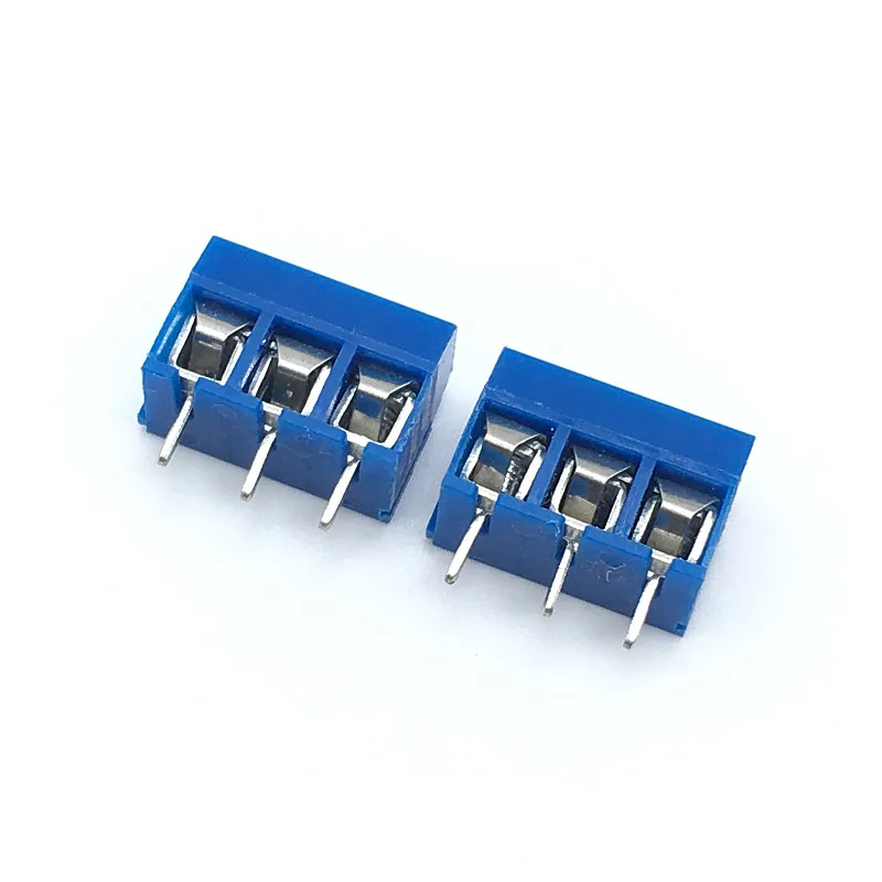 20 шт./лот KF301 5.0 2P 3P винт 2Pin 3Pin 5 0 мм прямой контакт PCB винтовой клеммный блок