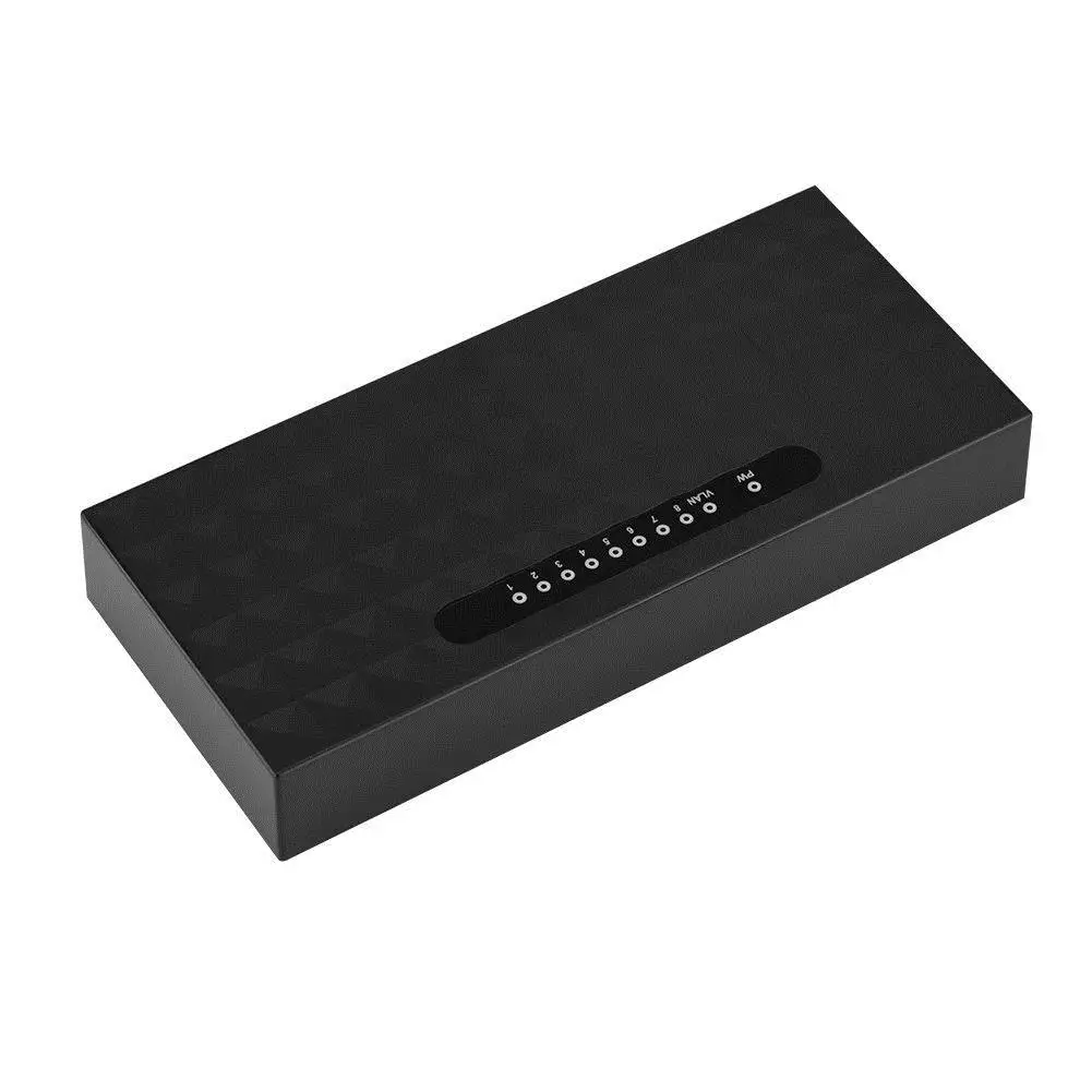 Мини Lan Poe сети Ethernet настольный коммутатор 8 Порты и разъёмы 10/100 Мбит/с быстро