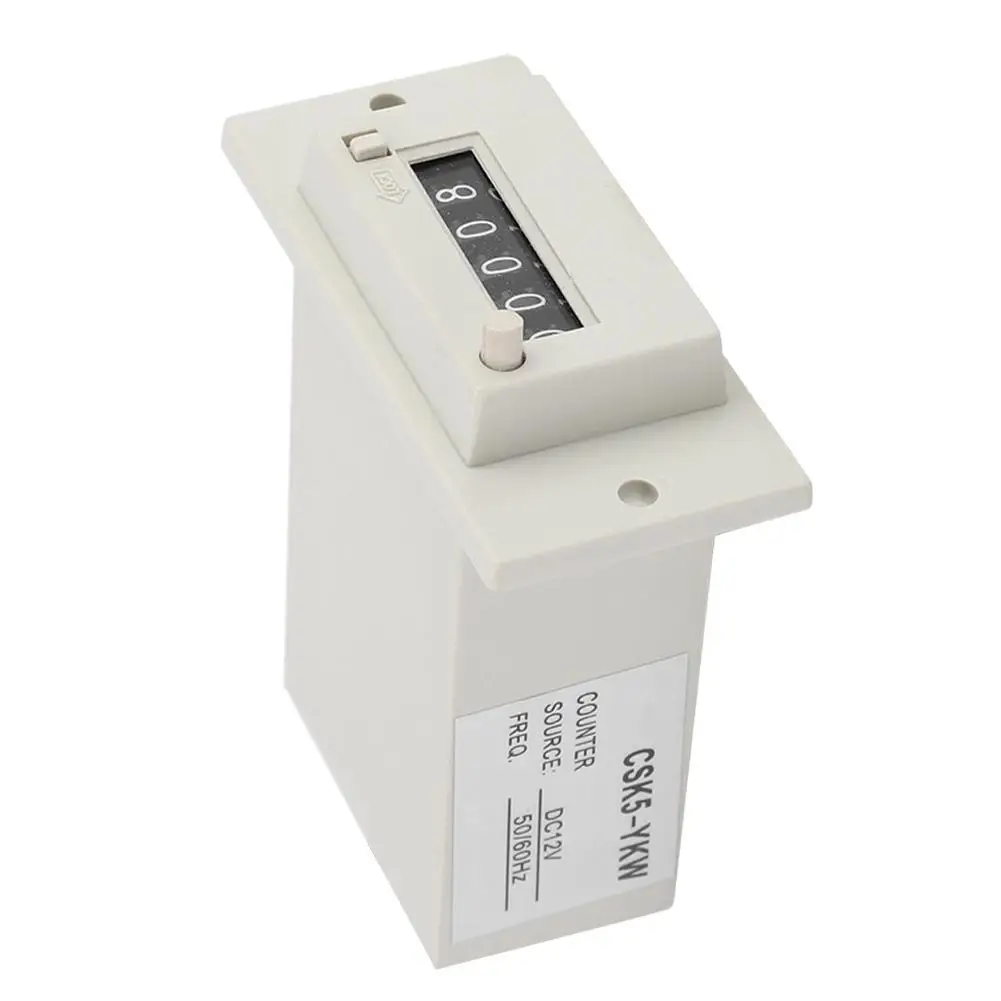 

Pulse Counter CSK5-YKW 5 Digits 0-9999 DC12V/36V Industrial Totalizer Electromagnetic Pulse punch press packing Digital counter