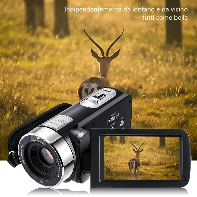 5 0 м Hd cmos сенсор 3 дюйма Tft цифровая вспышка камера 24 МП Fhd ЖК дисплей Цифровая с 16X