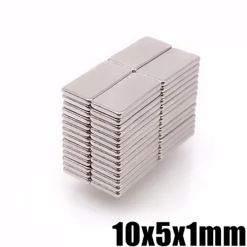 

1000pcs/lot N35 Rectangular magnet f 10x5x1 mm Super Strong Neodymium magnet 10*5*1 mm NdFeB magnet 10mm x 5mm x 1mm