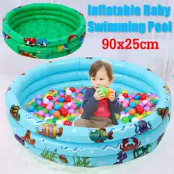 90x25 см надувной круг для купания ребенка бассейн Piscina портативный открытый детский бассейн Ванна для воды