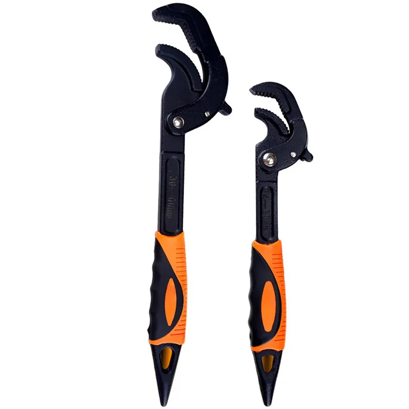 

Hand Tools 14-30 / 30-60mm Universal Key Pipe Wrench Open End Spanner Set High-carbon Steel Snap Grip Tool Plumber Multi