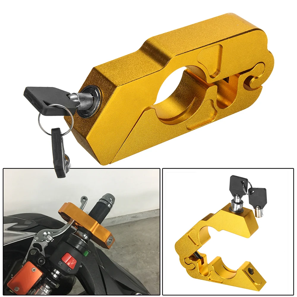 Motorcycle Handlebar Lock Brake Clutch Security Safety Theft Protection