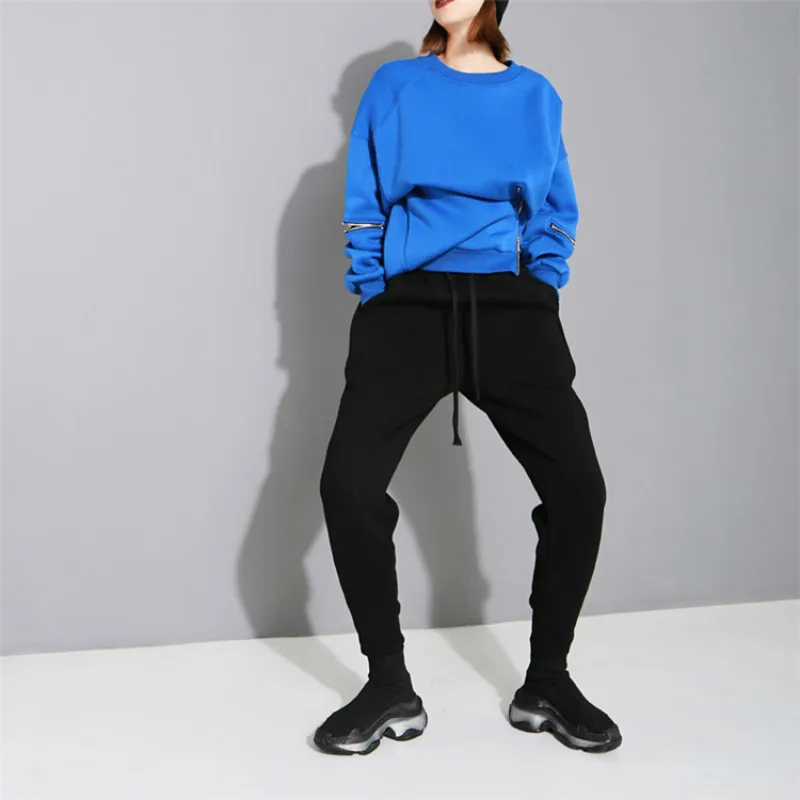 2019 Sprign and autumn new warm pants plus velvet thick slim Korean harem pants wild high waist casual pencil pants women 531 2019 Sprign and autumn new warm pants plus velvet thick slim Korean harem pants wild high waist casual pencil pants women 531