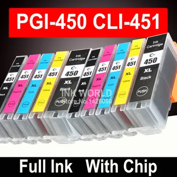 

PGI-450 PGI450 CLI 451 compatible ink cartridge For canon PIXMA MG5440 MG5540 MG5640 MG6440 Ip7240 MX924 IX6840 printer